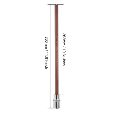 Harfington Extra Long Hex Bit Socket, Metric, S2 & Cr-V Steel