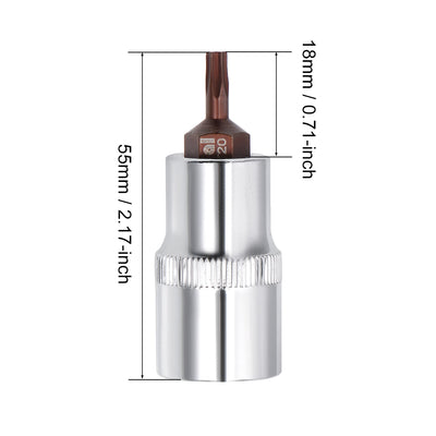 Harfington Drive Torx Bit Socket S2 Alloy Steel