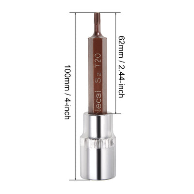 Harfington Square Drive Torx Bit Socket S2 Steel