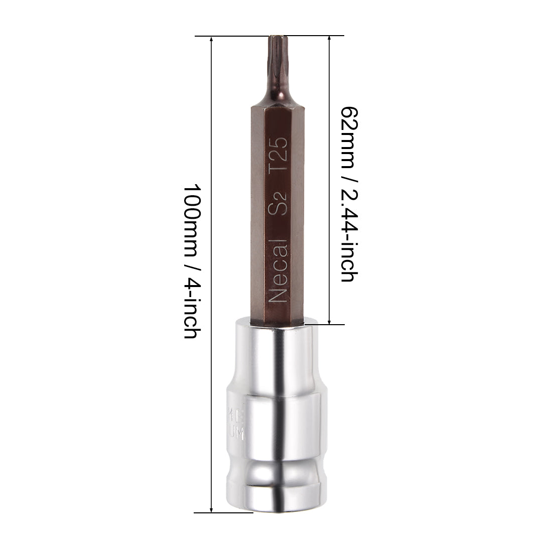 Harfington S2 Steel 100mm 1/2-Inch Drive Torx Bit Socket