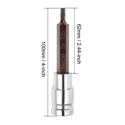 Harfington S2 Steel 100mm 1/2-Inch Drive Torx Bit Socket