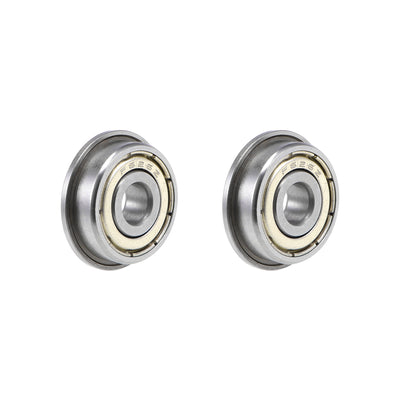 Harfington Flange Deep Groove Ball Bearings Double Shield Chrome Steel