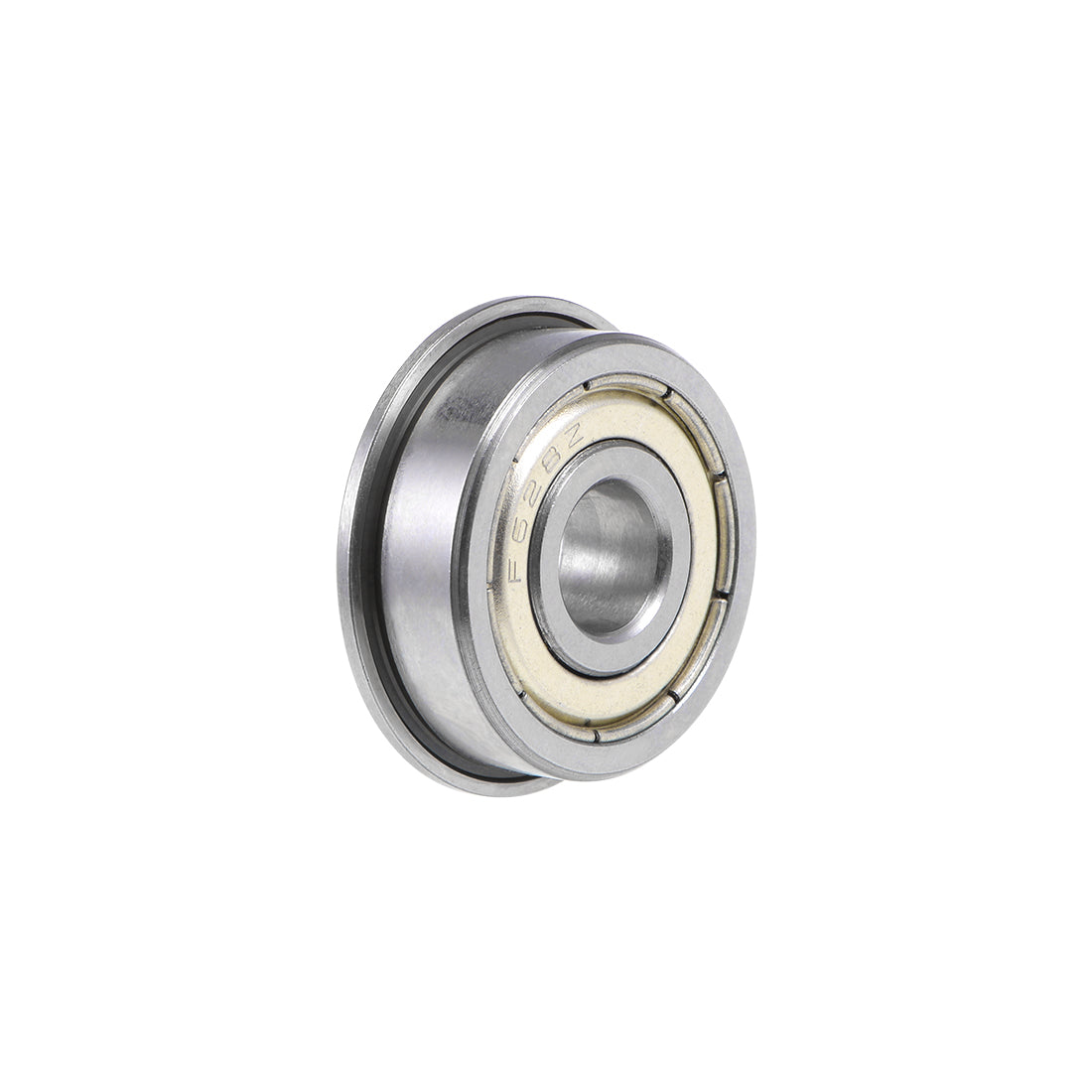 Harfington F628ZZ Flange Ball Bearing 8x24x8mm Shielded Chrome Bearings