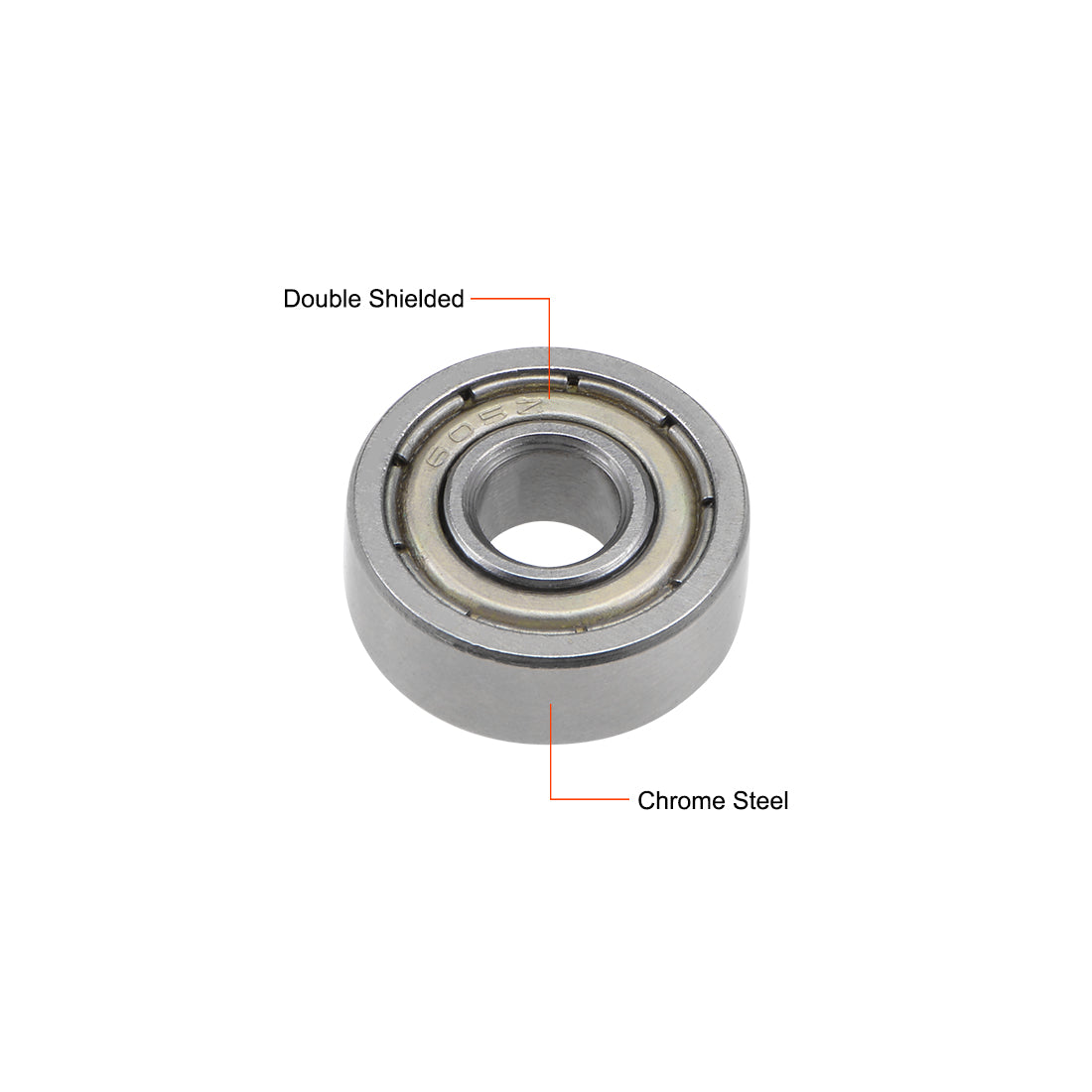 uxcell Uxcell Deep Groove Ball Bearings Metric Double Shielded Chrome Steel P0 Z1 Bearing