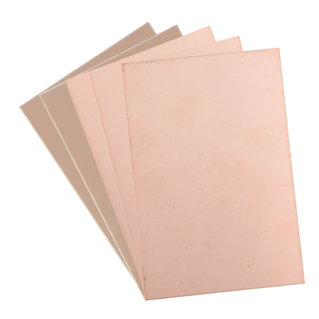 Harfington 150x100mm Single-Sided Copper Clad Laminate PCB Circuit Board FR4 1.2mm Thickness DIY Prototyping PCB Board 5pcs