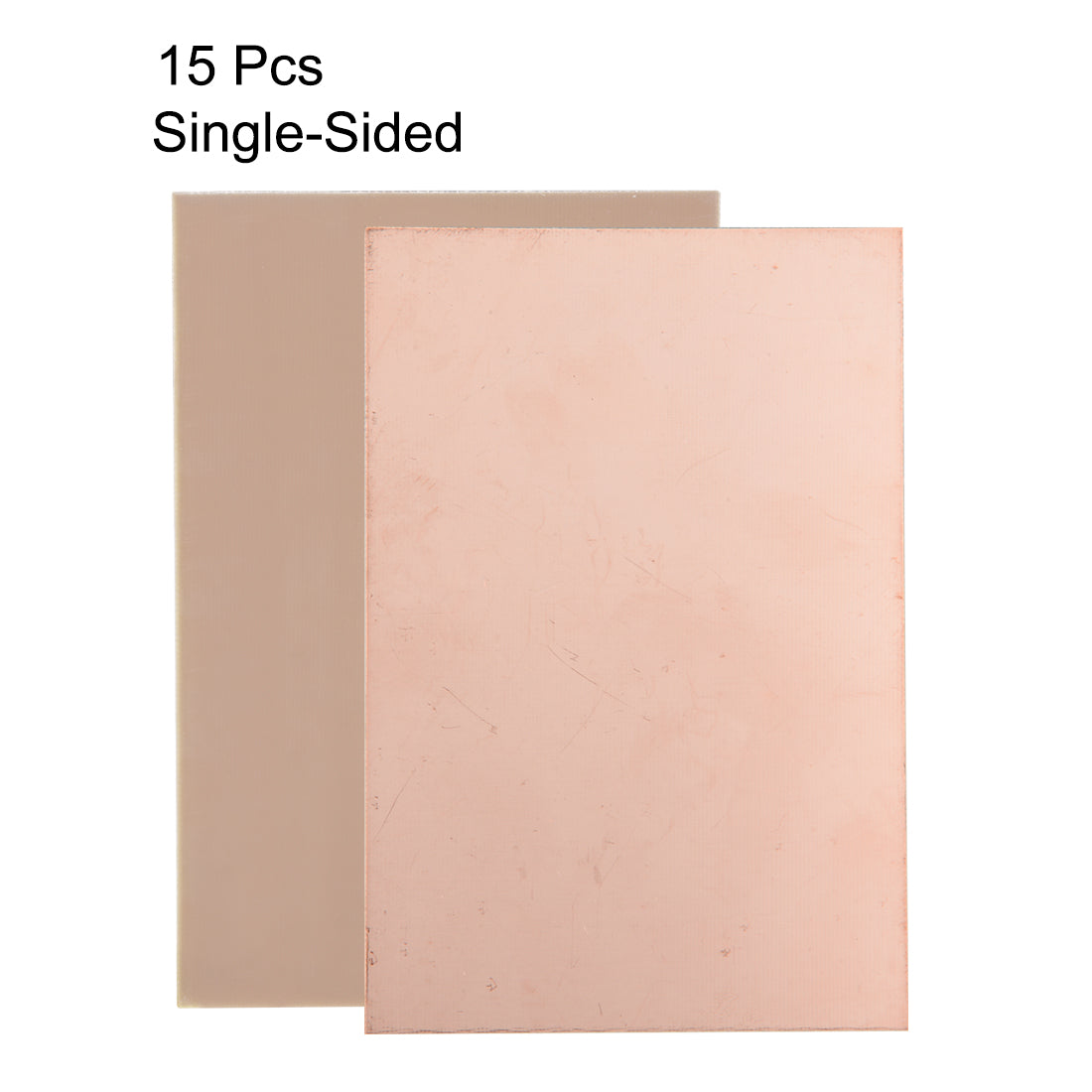 Harfington 150x100mm Single-Sided Copper Clad Laminate PCB Circuit Board FR4 1.2mm Thickness DIY Prototyping PCB Board 15pcs