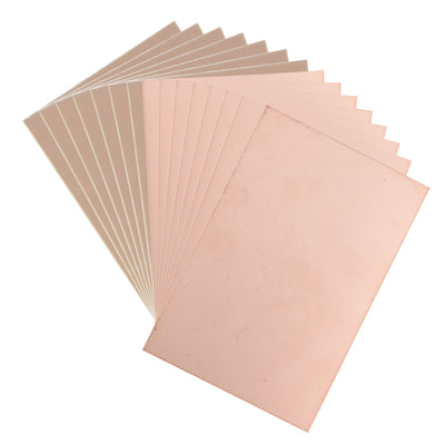 Harfington 150x100mm Single-Sided Copper Clad Laminate PCB Circuit Board FR4 1.2mm Thickness DIY Prototyping PCB Board 15pcs