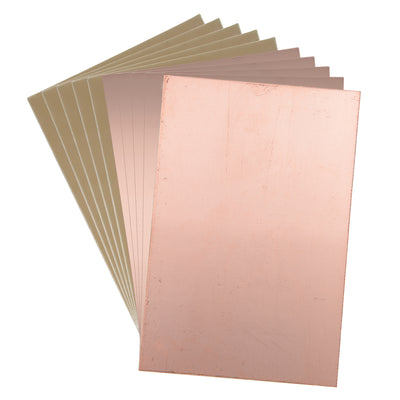 Harfington 180x120mm Single-Sided Copper Clad Laminate PCB Circuit Board FR4 1.5mm Thickness DIY Prototyping PCB Board 10pcs