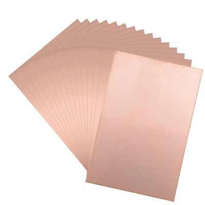 Harfington 15pcs 180x120mm Double-Sided Copper Clad Laminate PCB Circuit Board FR4 1.5mm Thickness DIY Prototyping PCB Board