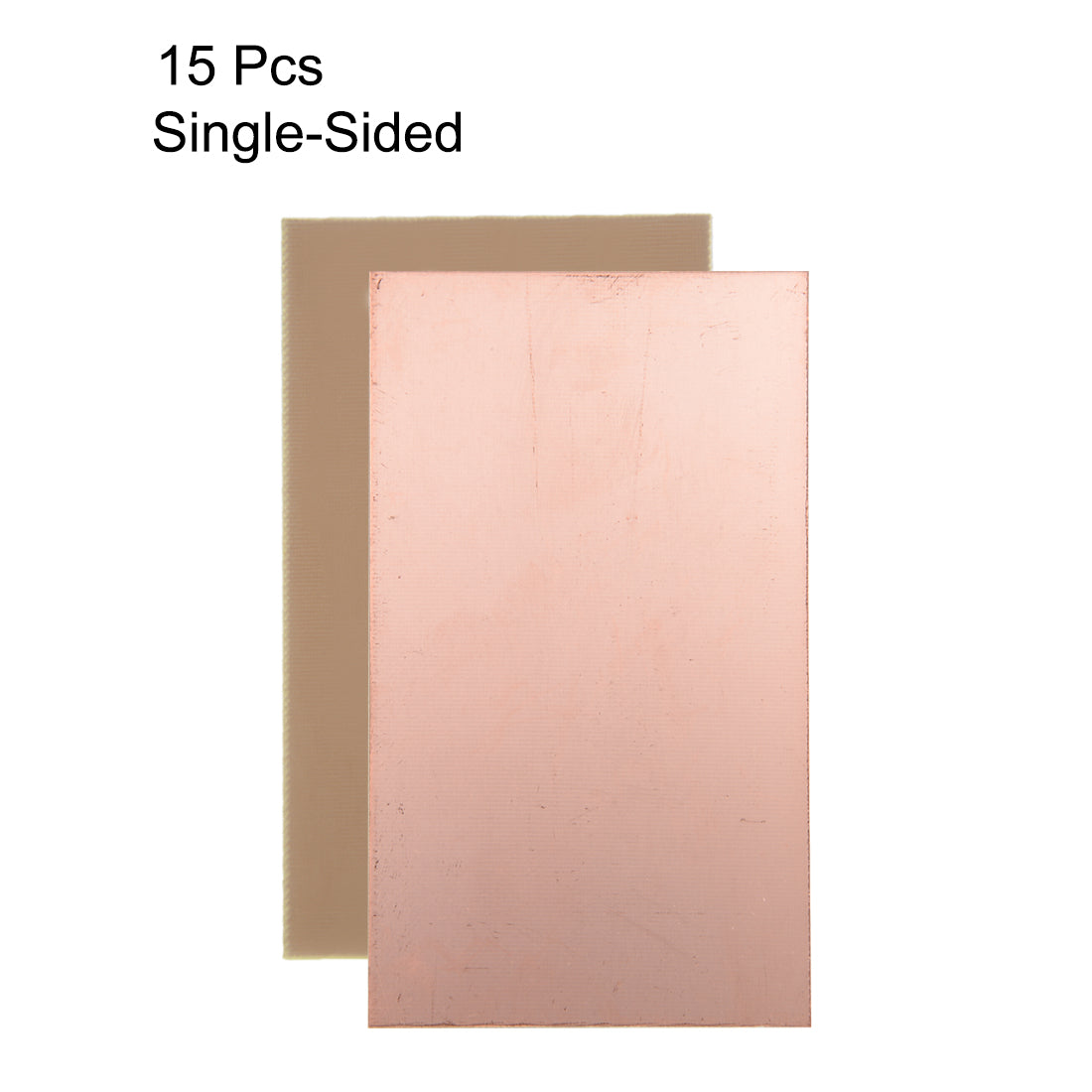 Harfington 15pcs 130x75mm Single-Sided Copper Clad Laminate PCB Circuit Bakelite Board 1.5mm Thickness DIY Prototyping PCB Board