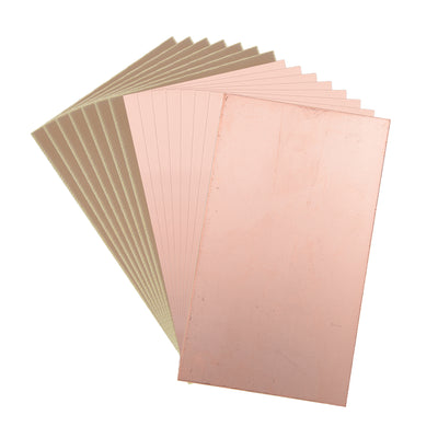 Harfington 15pcs 130x75mm Single-Sided Copper Clad Laminate PCB Circuit Bakelite Board 1.5mm Thickness DIY Prototyping PCB Board