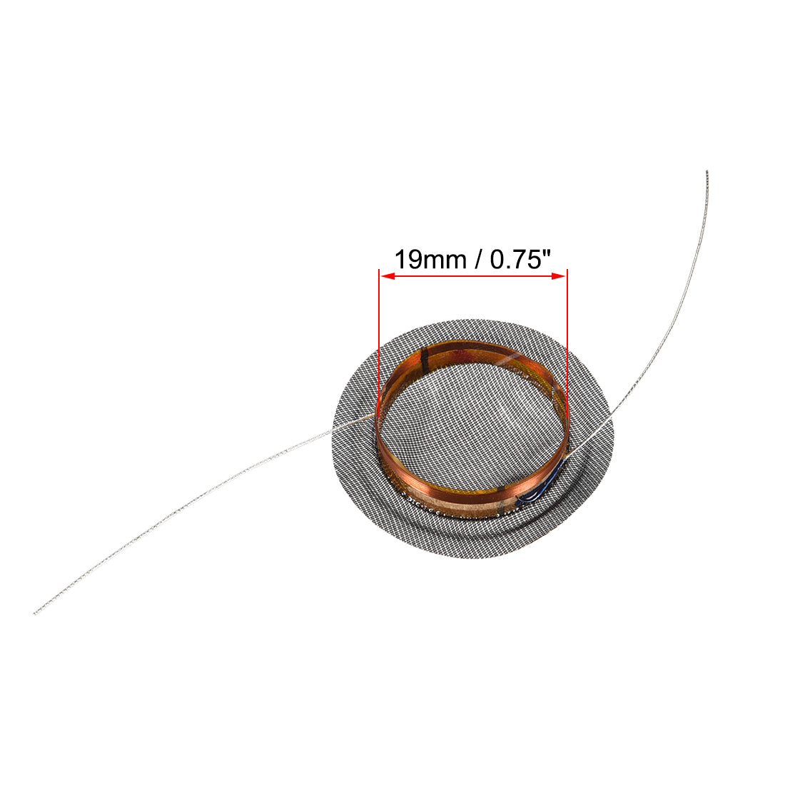 Harfington 19mm Tweeter Voice Coil Audio Speaker High Tone Silk Dome Tweeter Accessory