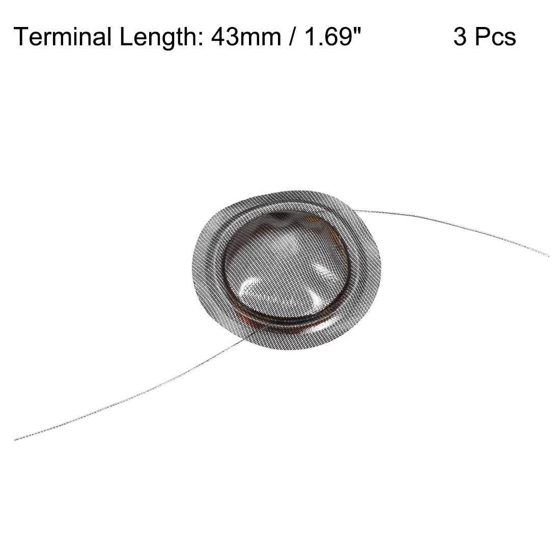 Harfington 19mm Tweeter Voice Coil Audio Speaker High Tone Silk Dome Tweeter Accessory 3pcs