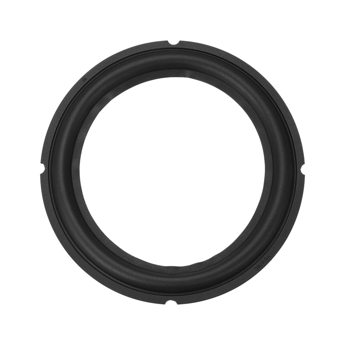 Harfington 197 mm Lautsprecher-Gummikanten-Faltring-Horn, Ersatzteile für Lautsprecher, Schwarz