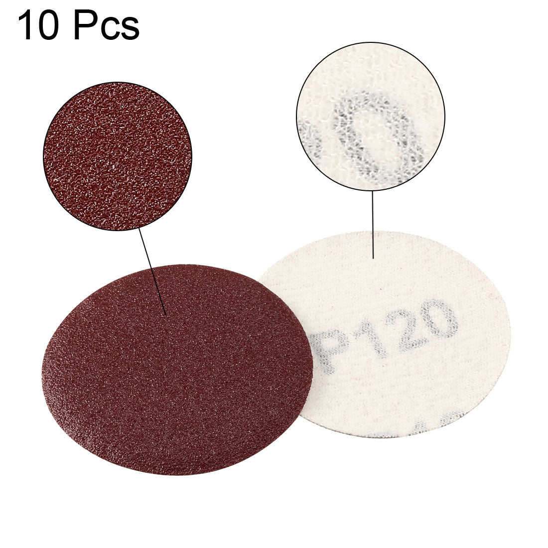 Harfington Abrasive Aluminum Oxide Hook and Loop Sanding Discs
