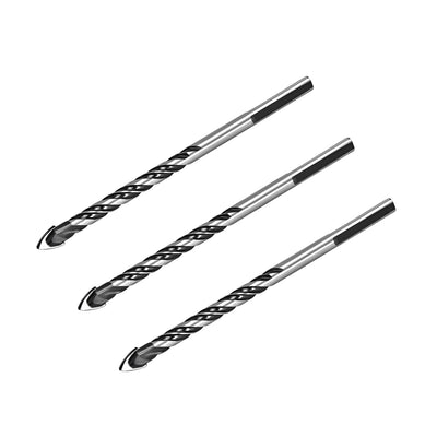 Harfington 3pcs Triangle Tip Drill Bit for Drilling in Ceramic, Glass, Tile, Concrete, Brick, Wood and Marble