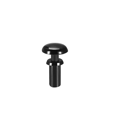 Harfington Push Clip Rivet 2.6mm x 5mm PCB Circuit Panel Nylon Fastener Black for 2.7mm-3.6mm Panel Thickness , 50 Pcs
