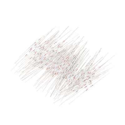 Harfington Glass Fuses Axial with Lead Wire 2A AC250V 3x10mm Fast Blow for Energy Saving Lamp Bulb 100pcs