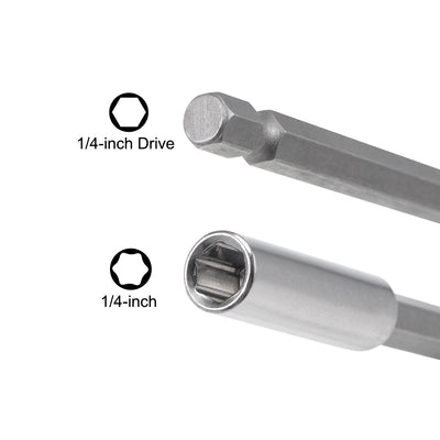 Harfington Hex Shank by Magnetic Bit Holder Extension, Quick Release Screwdriver Drill Bit Power Tool