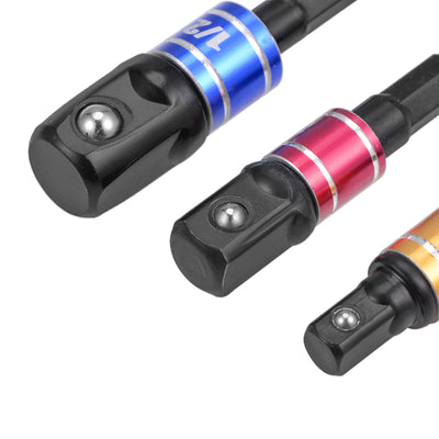 Harfington Driver Extension Impact Grade Socket Adapter Set, Hex Shank Bit for Power Drills