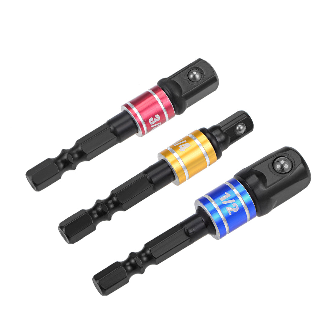 Harfington Driver Extension Impact Grade Socket Adapter Set, Hex Shank Bit for Power Drills