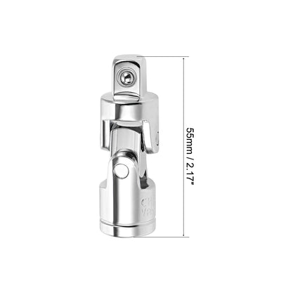 Harfington Drive Spring Loaded Universal Joint Socket, Cr-V