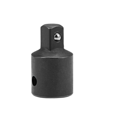 Harfington 2Pcs 1/2" (F) x 3/8" (M) Socket Reducer, F to M, Cr-V Black
