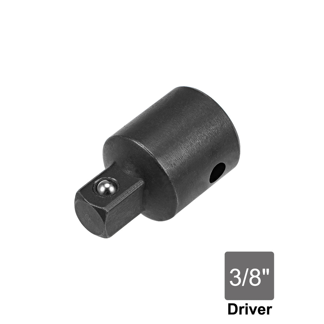 Harfington 2Pcs 1/2" (F) x 3/8" (M) Socket Reducer, F to M, Cr-V Black