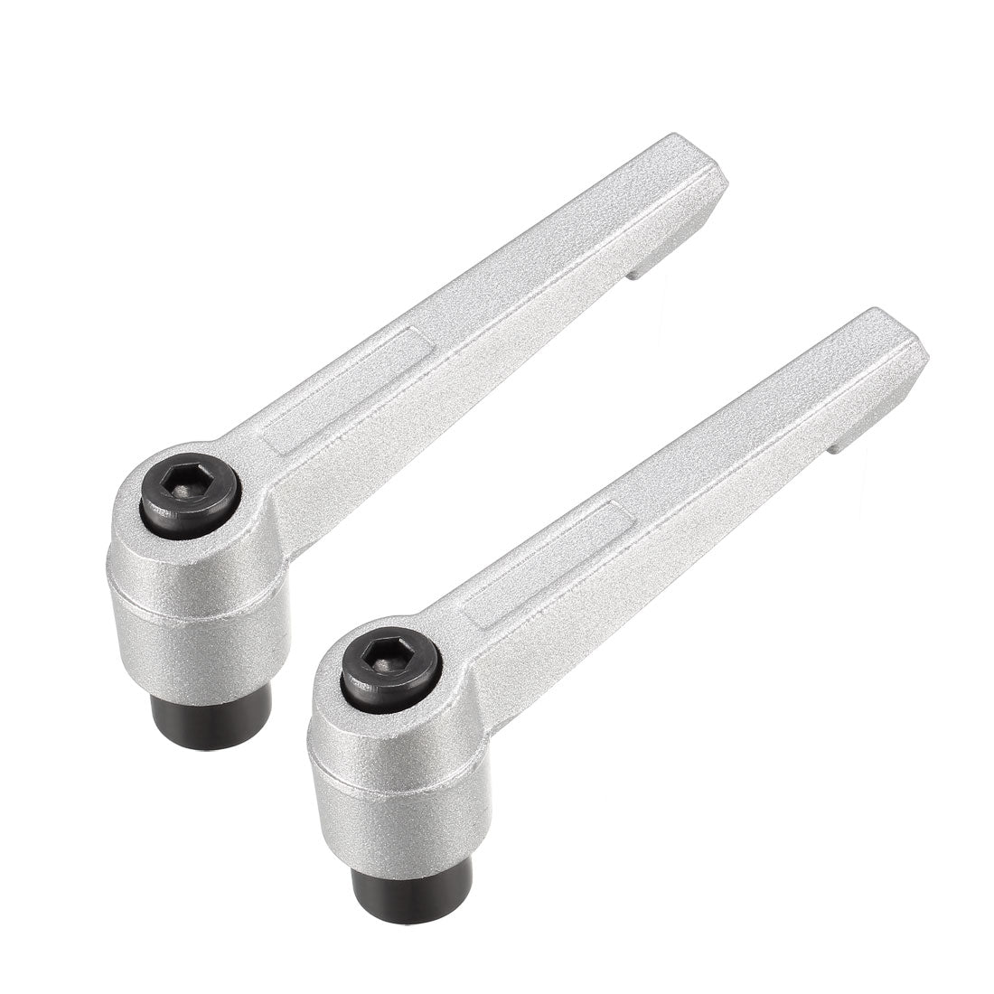 Harfington M10 Handle Adjustable Clamping Lever Push Button Ratchet Female Threaded Stud 2 Pcs