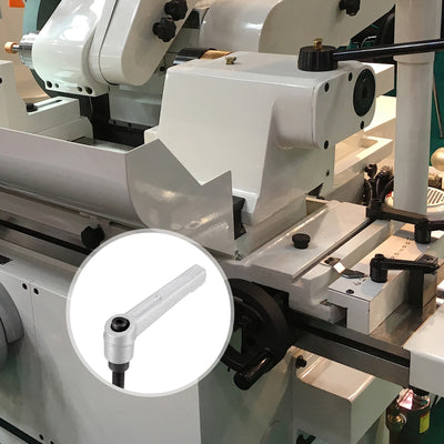 Harfington M6 x 30mm Handle Adjustable Clamping Lever Thread Push Button Ratchet Male Threaded Stud 3 Pcs