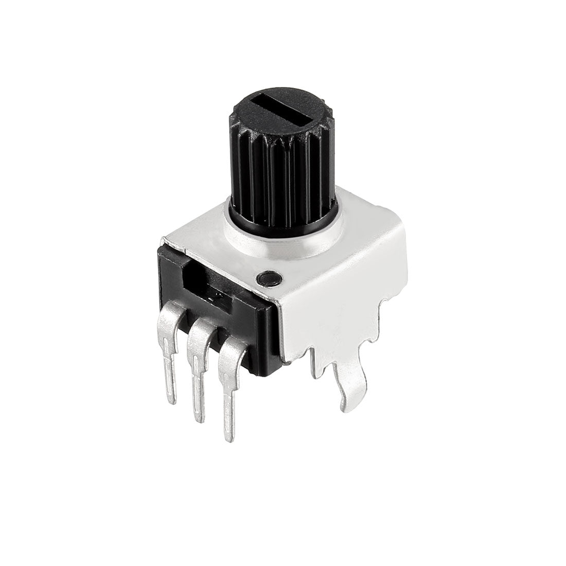 Harfington Carbon Film Potentiometer 200K Ohm Variable Resistors Single Turn Rotary, 5pcs