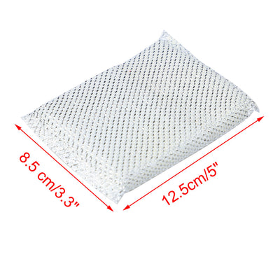 Harfington 12pcs Scouring Pad Non-Scratch Scouring Sponge 5"x3.3" Scrub Pads Silver Tone 2