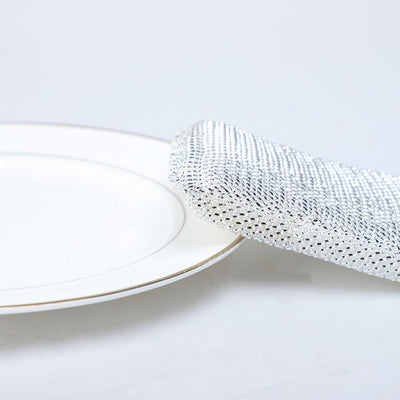 Harfington 12pcs Scouring Pad Non-Scratch Scouring Sponge 5"x3.3" Scrub Pads Silver Tone 2