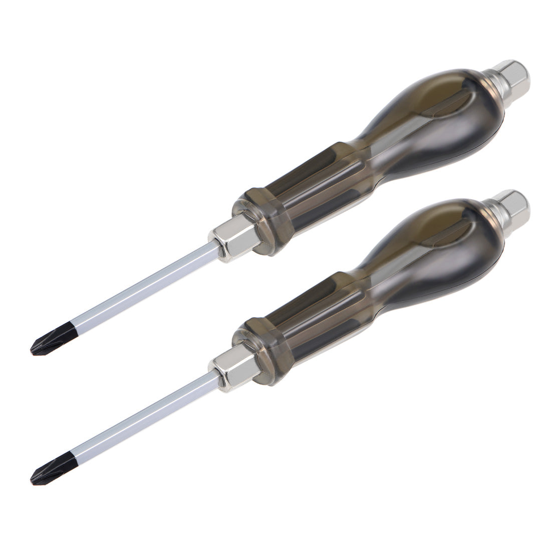Harfington #2 Phillips Impact Screwdriver, 4-Inch Cross Point Keystone Demolition Driver 2 Pcs