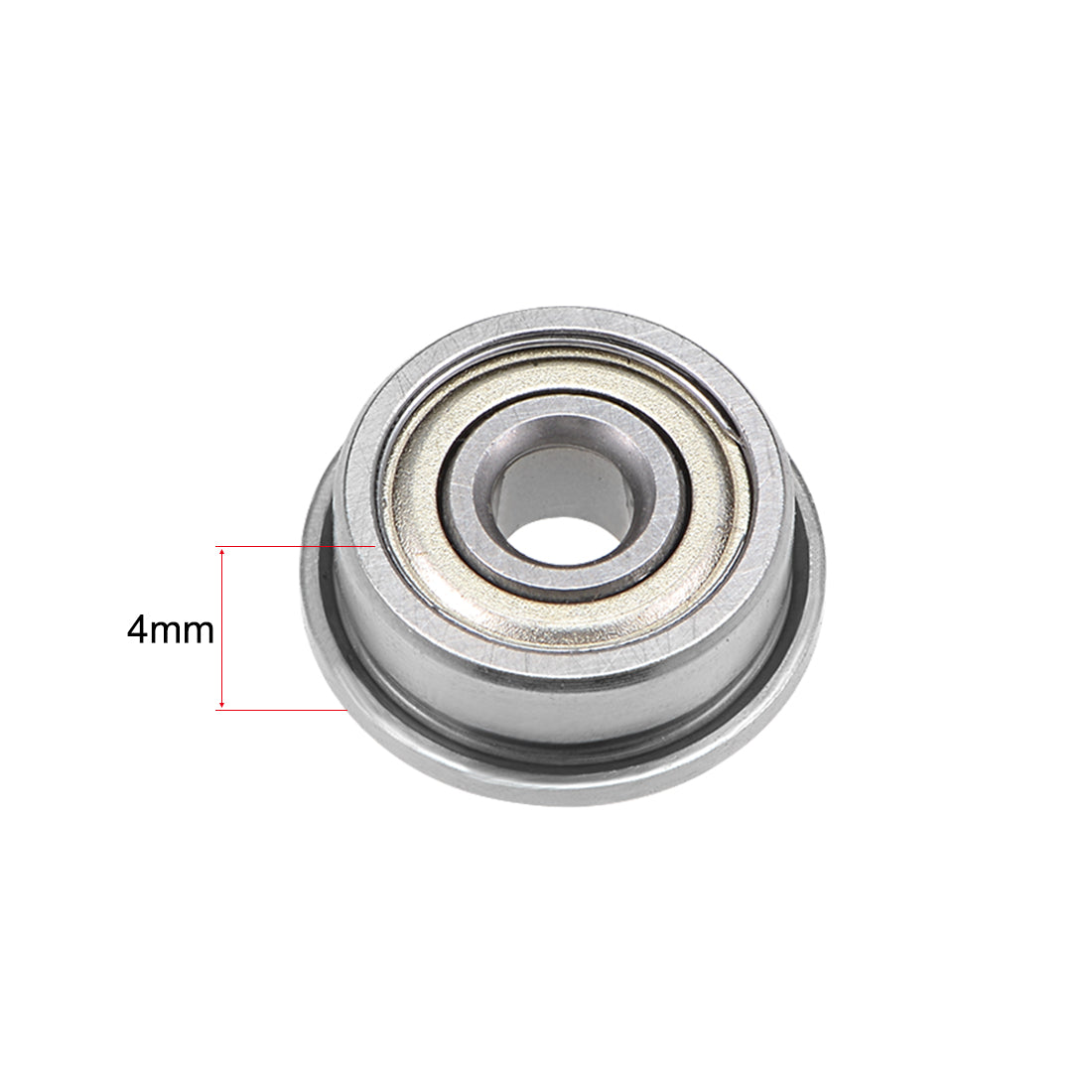 Harfington Flange Deep Groove Ball Bearings Double Shielded Chrome Steel