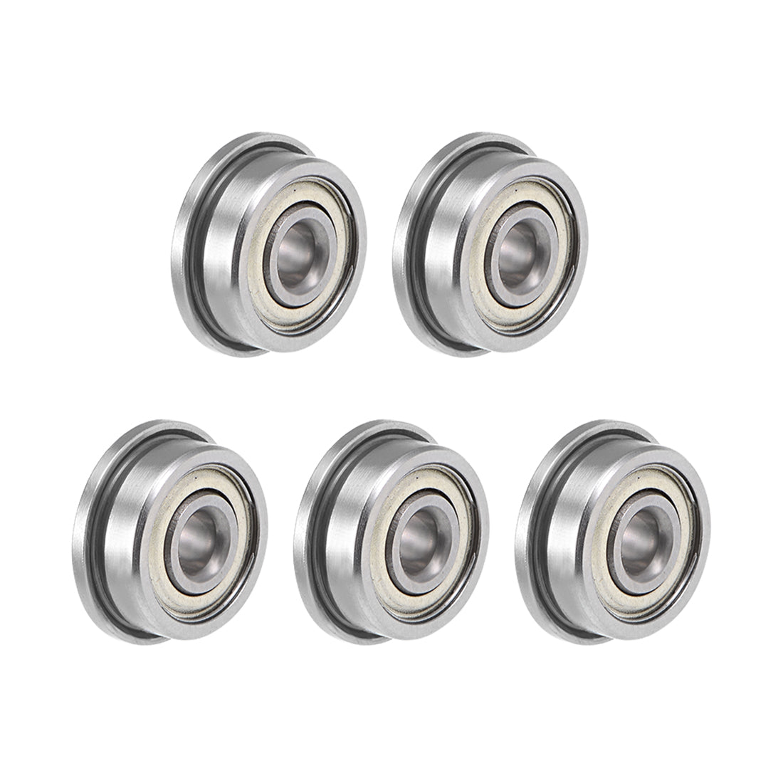 Harfington Flange Deep Groove Ball Bearings Double Shielded Chrome Steel