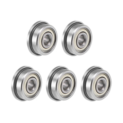 Harfington Flange Deep Groove Ball Bearings Double Shielded Chrome Steel