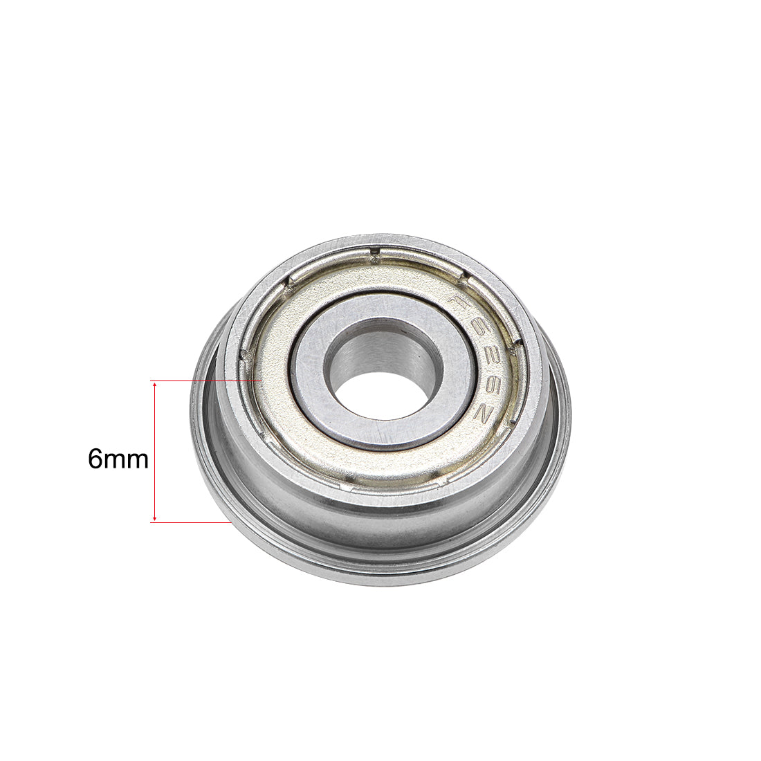 Harfington Flange Deep Groove Ball Bearings Double Shielded Chrome Steel