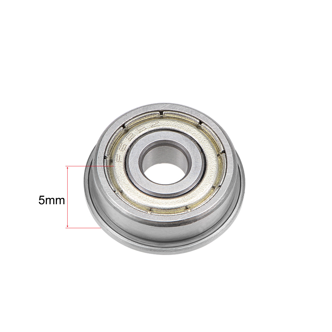 Harfington Flange Deep Groove Ball Bearings Double Shielded Chrome Steel