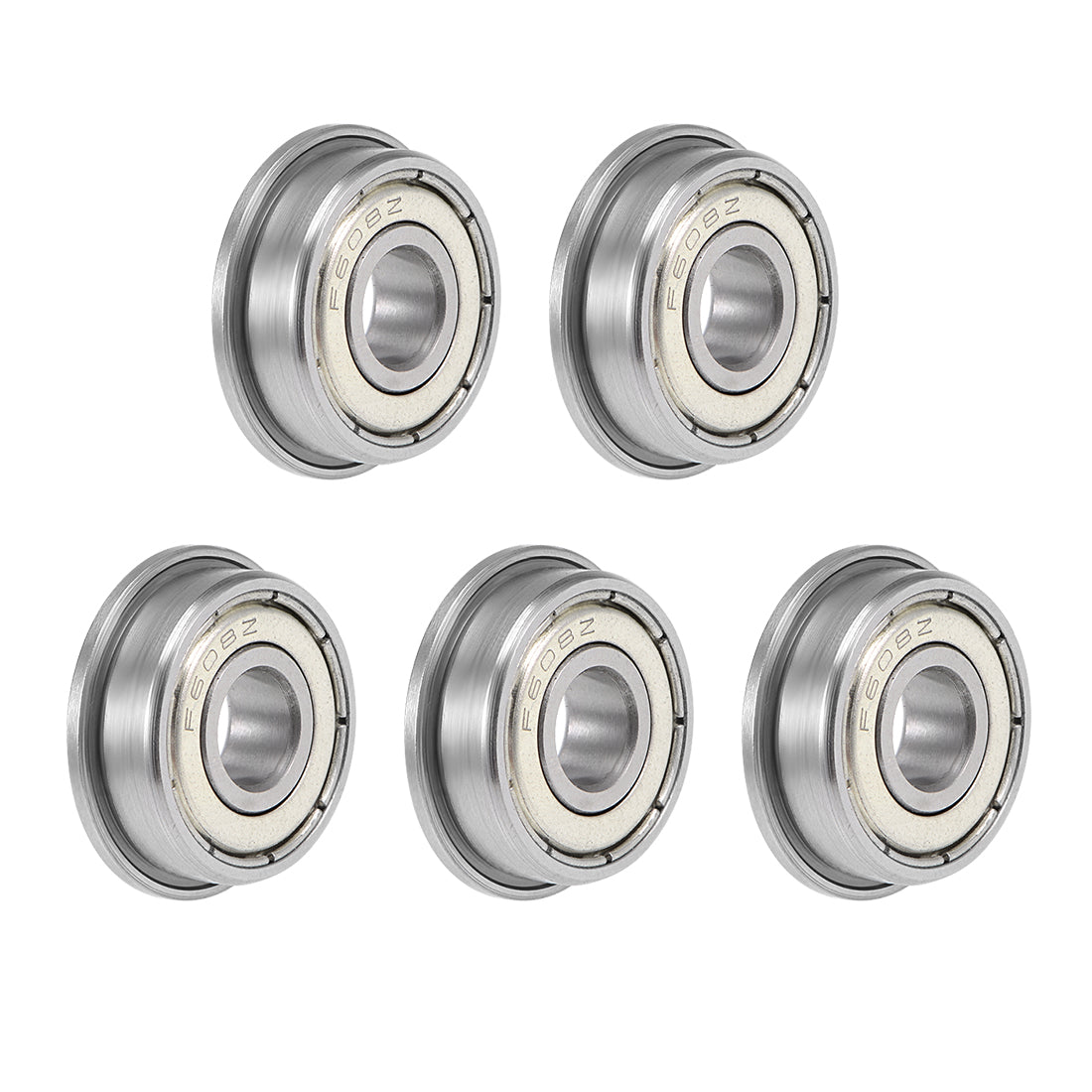 Harfington Flange Deep Groove Ball Bearings Double Shielded Chrome Steel
