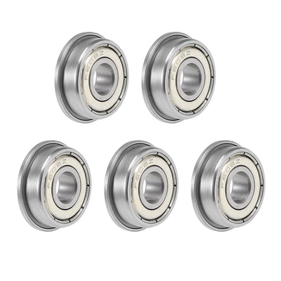 Harfington Flange Deep Groove Ball Bearings Double Shielded Chrome Steel