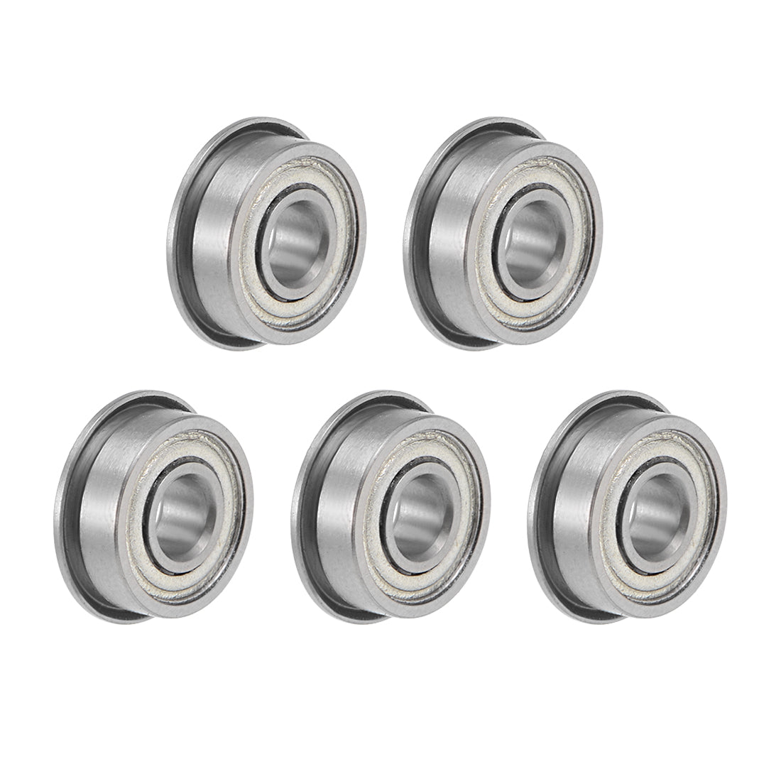 Harfington Miniature Flange Deep Groove Ball Bearings Double Shielded Chrome Steel