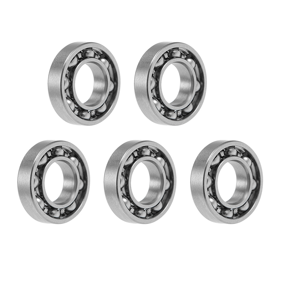 Harfington R188 Deep Groove Ball Bearing 1/4"x1/2"x1/8" Open Type Z2 Lever Bearings 5pcs