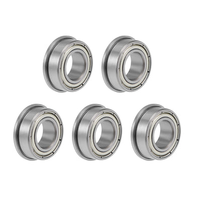 Harfington Flange Deep Groove Ball Bearings Double Shielded Chrome Steel