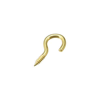 Harfington Screw Eye Hooks Self Tapping Screws Screw-in Hanger Eye-Shape  Hooks 50pcs