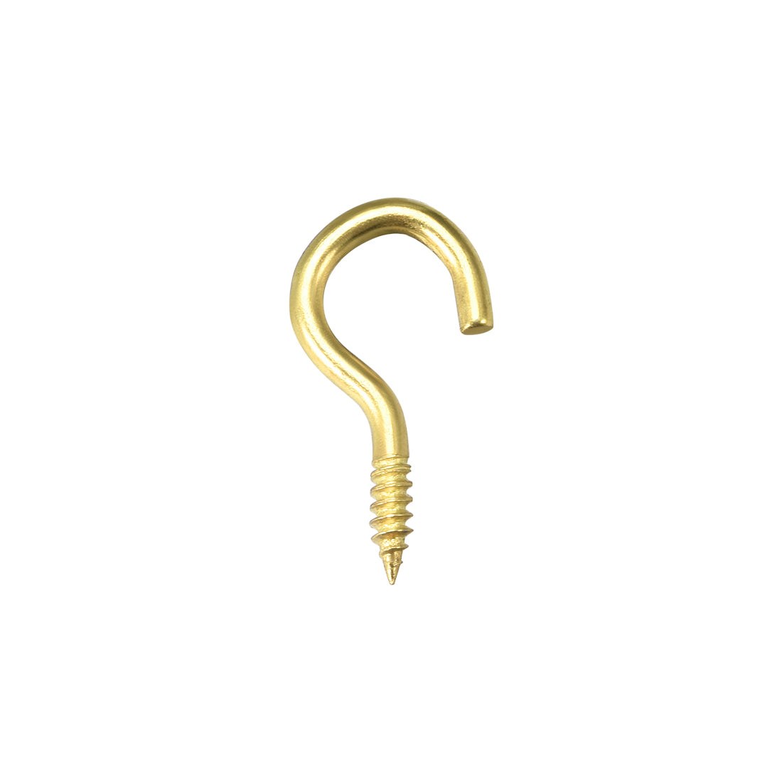 Harfington Screw Eye Hooks Self Tapping Screws Screw-in Hanger Eye-Shape  Hooks 50pcs