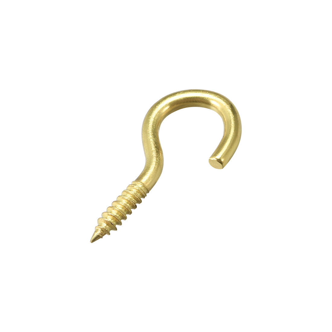Harfington Screw Eye Hooks Self Tapping Screws Screw-in Hanger Eye-Shape  Hooks 50pcs