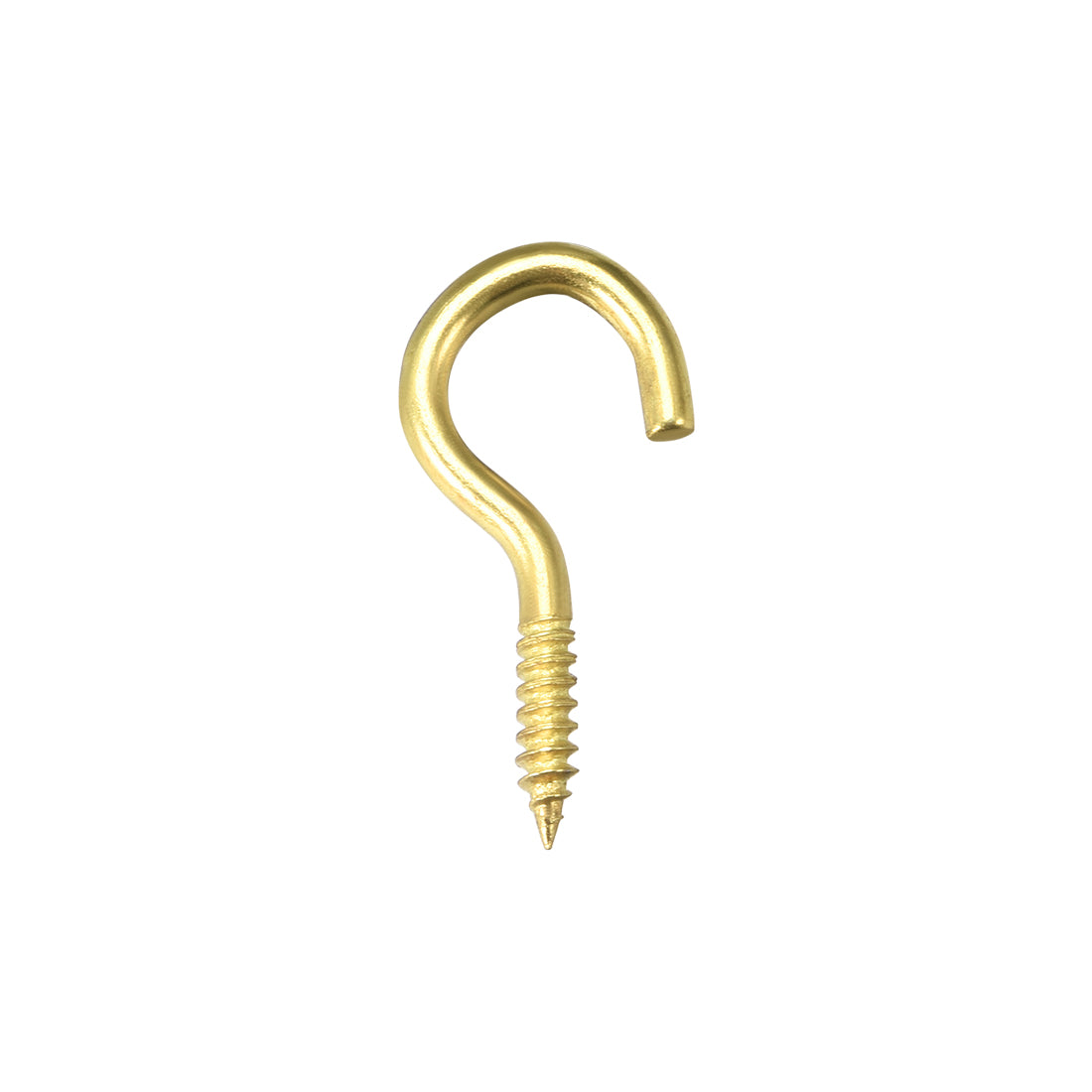 Harfington Screw Eye Hooks Self Tapping Screws Screw-in Hanger Eye-Shape  Hooks 50pcs