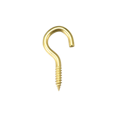 Harfington Screw Eye Hooks Self Tapping Screws Screw-in Hanger Eye-Shape  Hooks 50pcs