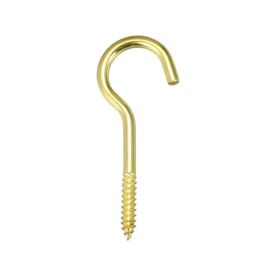 Harfington Screw Eye Hooks Self Tapping Screws Screw-in Hanger Eye-Shape  Hooks 50pcs